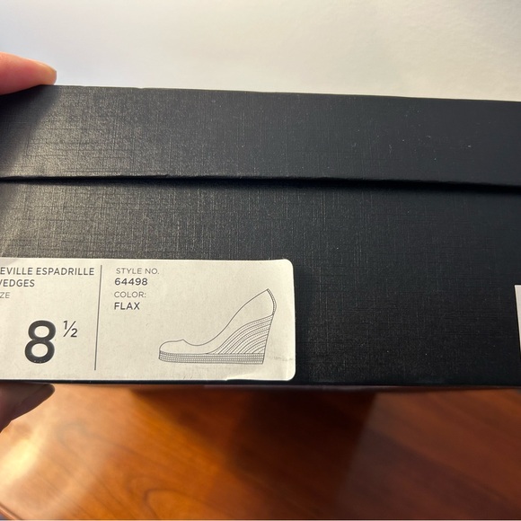 J Crew Seville Espadrille Wedges 8.5 new - Picture 5 of 5